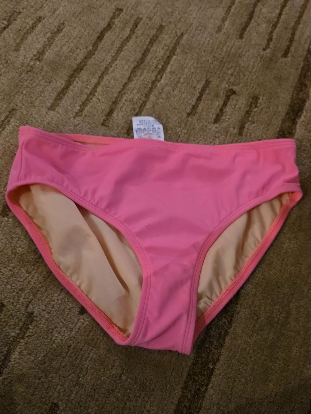 Lands' End Girl's Bright Pink Bikini Bottoms Size 12